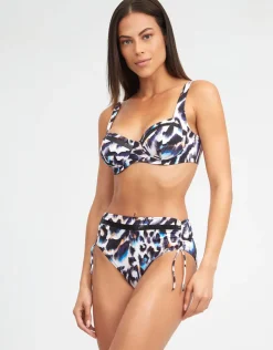 Nuria Ferrer Alika Balcony Bikini Top - Animal Outlet