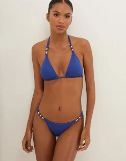 ViX Paula Hermanny Firenze Paula Full Bikini Pant - Sapphire Discount