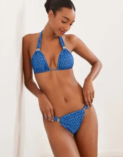 ViX Paula Hermanny Hidra Bia Tube Bikini Top - Blue New