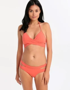 Jets et Banded Regular Side Split Pant - Coral Clearance