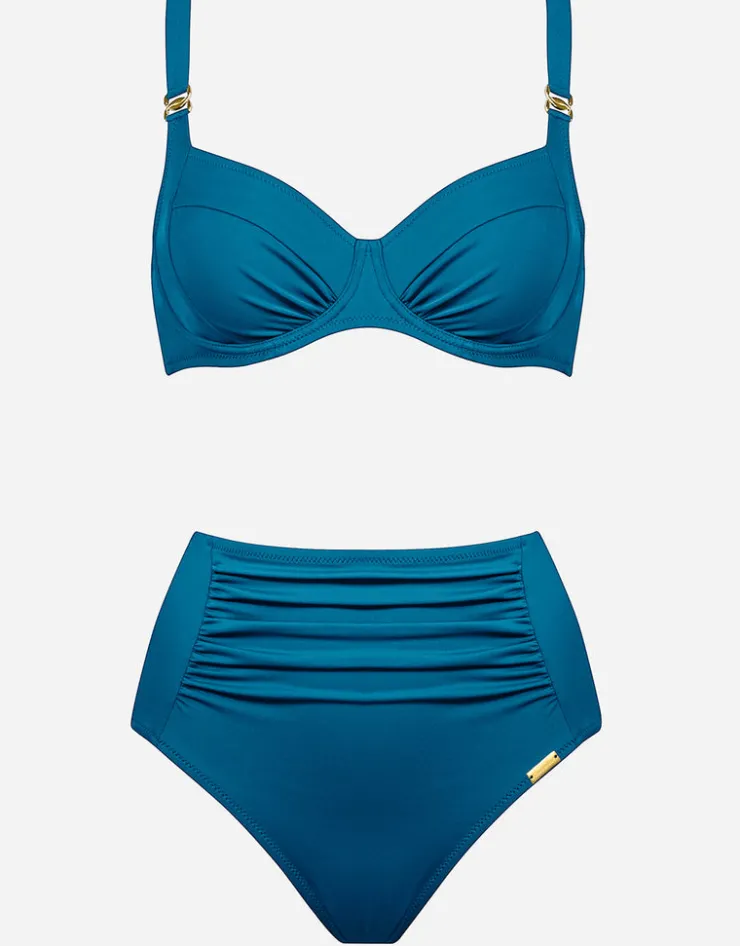 Charmline Uni Underwired Bikini Set - Ocean Blue Discount