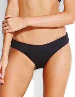 Seafolly Active Hipster Bikini Bottom - Black New