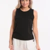 Seafolly Active Lace Up Singlet Top - Black Online