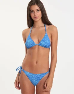 Jo Severin Alicia Ring Tri Bikini Top - Watercolour Best