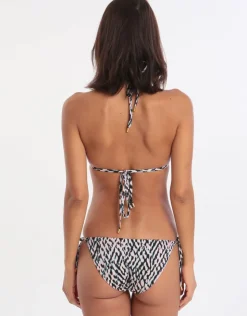 Jo Severin Alicia Ring Tri Bikini Top - Abstract Outlet