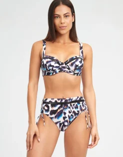 Nuria Ferrer Alika Balcony Bikini Top - Animal Outlet
