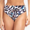 Nuria Ferrer Alika Fold Band Bikini Pant - Animal Hot