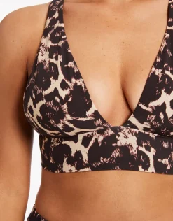 Jets Allure Soft Tri Bikini Top - Black New