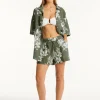 Sea Level Aloha Beach Shirt - Khaki Outlet