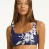 Sea Level Aloha Square Neck Bikini Top - French Navy New
