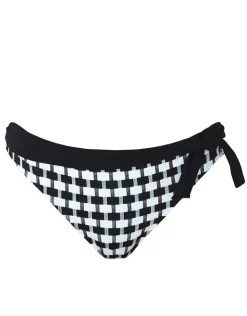 Nuria Ferrer Audrey Bikini Pant - Black and White Clearance