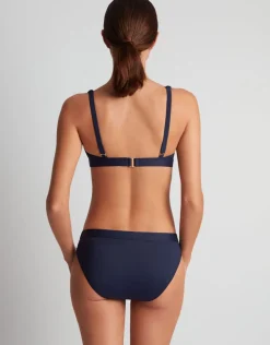 Lauren Ralph Lauren Beach Club Solids Band Hipster Bikini Pant - Dark Navy Clearance