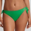 Lauren Ralph Lauren Beach Club Solids Side Tie Scoop Hipster Bikini Pant - Palm Green Outlet