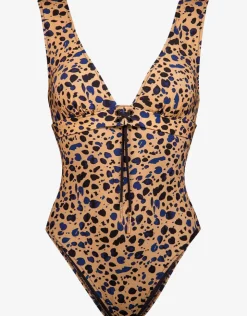 Watercult Beach Pebbles Swimsuit - Black Sandstone Best