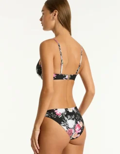Sea Level Belle Balconette Bikini Top - Black Sale