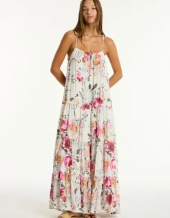 Sea Level Belle Tiered Maxi Sundress - Coconut Outlet