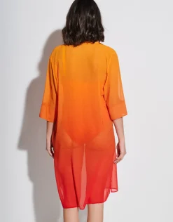 Roidal Brasil Midi Beach Shirt - Oro Sale