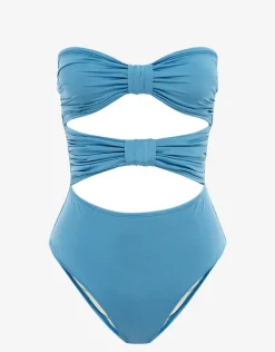 Peony Capri Ruched Holiday One Piece Swimsuit Best