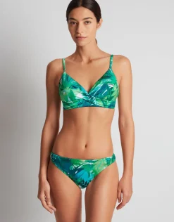 Lauren Ralph Lauren Cartago Palms Single Strap Twist Underwired Bikini Top - Multi Sale