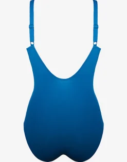 Charmline Coastal Relax Underwired Swimsuit - Caribbean Breeze Fashion