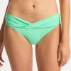 Seafolly Collective Twist Band Hipster Bikini Pant - Mint Outlet