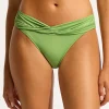 Seafolly Collective Twist Band Hipster Bikini Pant - Sage Fashion