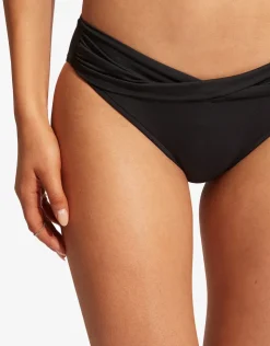 Seafolly Collective Twist Band Hipster Bikini Pant - Black Discount