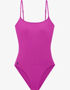 Polo Ralph Lauren Color Shop Kennedy Swimsuit - Purple Cactus Flower Best