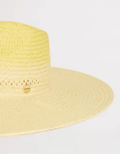 Seafolly Colour Crush Wide Brim Hat - Citrus Online
