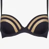 Maryan Mehlhorn Construction Moulded Underwired Bikini Top - Black Online