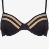 Maryan Mehlhorn Construction Underwired Bikini Top - Black Sale