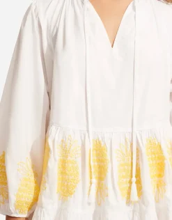 Seafolly Corsica Embroidery Tier Dress - White Online