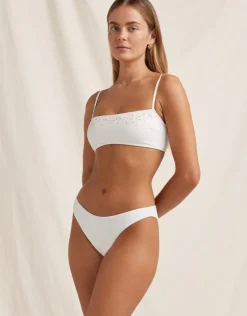 Peony Creme Memoir Staple Bikini Pant - White Online