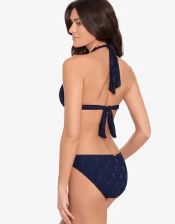 Lauren Ralph Lauren Crochet Rattan Ring Bikini Pant - Navy Online
