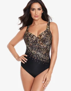 Miraclesuit Dali Leopard Its a Wrap Swimsuit - Print Online