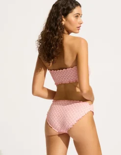 Seafolly Daydreamer Tube Bikini Top - Dusty Pink Fashion