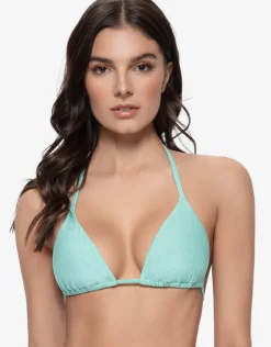 PQ Swim Divine Triangle Bikini Top - Aqua Clearance