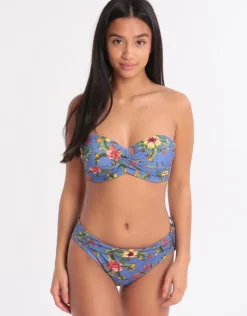 Banana Moon Dolcevita Merenda Banded Bikini Bottom - Blue Sale