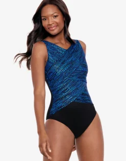 Miraclesuit Dot Com Brio Swimsuit - Blue Online