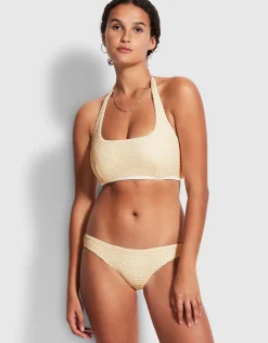 Seafolly Dream Catcher Hipster Bikini Pant - Ecru Best