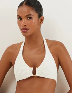 ViX Paula Hermanny Dune Jill Alanna Bikini Top - White Outlet