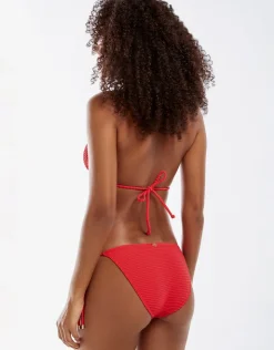 ViX Paula Hermanny Dune Tie Side Bikini Pant - Red Fashion