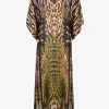 Maryan Mehlhorn Edge Maxi Kaftan - Tiger Camo Discount