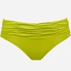 Maryan Mehlhorn Elements Ruched Bikini Pant - Kiwi Green Online