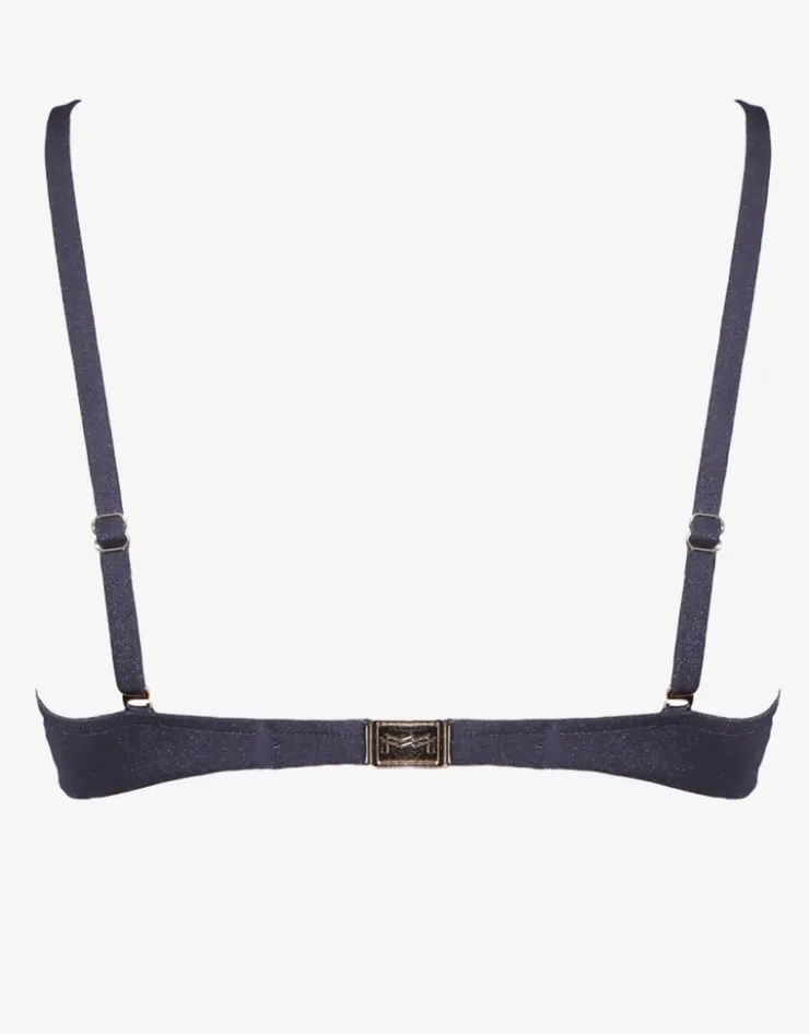 Maryan Mehlhorn Elevation Underwired Bikini Top - Satin Zinc Hot