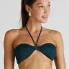 Heaven Envy Hallie Bandeau Bikini Top - Green Discount