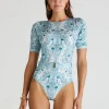 Aqua Blu Eternal Brindle One Piece Swimsuit - Multi Clearance