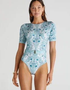 Aqua Blu Eternal Brindle One Piece Swimsuit - Multi Clearance