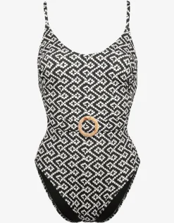 Watercult Ethno Craft Swimsuit - Black Canvas Best