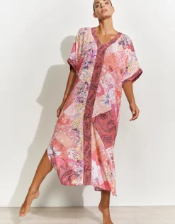 Maryan Mehlhorn Euphoria Maxi Kaftan - Rose Infusion Best